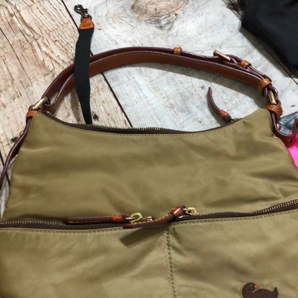 Dooney Bourke Khaki Hobo Shoulder Bag